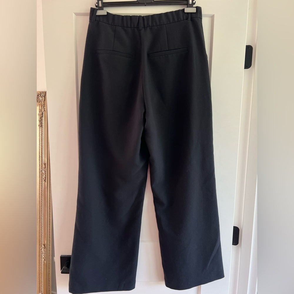 Abercrombie Curve Love Sloan Wide Leg Trouser- black- 31 - Picture 3 of 4